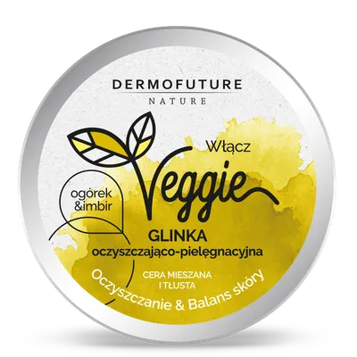 Dermofuture Precision Veggie, Glinka oczyszczająca `Ogórek i imbir`