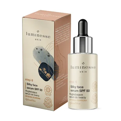 Luminesse Skin Silky Face Serum SPF50 (Wygładzające serum do twarzy SPF50)