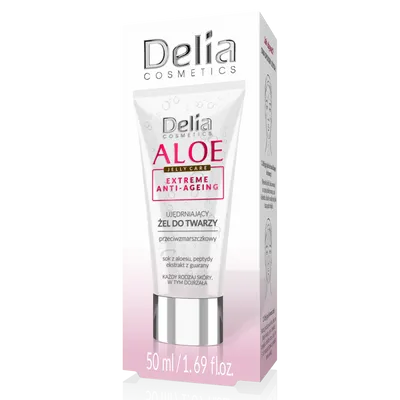 Delia Aloe Jelly Care, Ujędrniający żel do twarzy