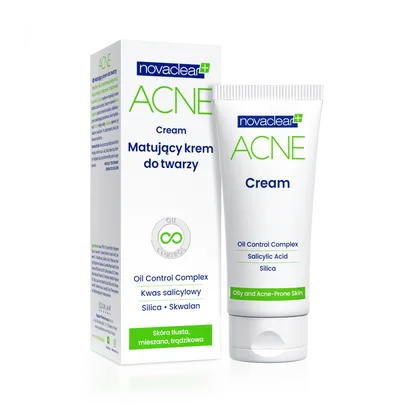 Novaclear Acne, Cream with Oil Control Complex (Matujący krem do twarzy)