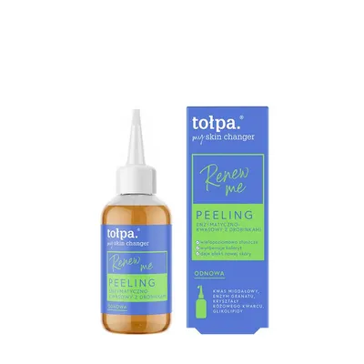 Tołpa My Skin Changer, Renew Me, Peeling enzymatyczno-kwasowy z drobinkami `Odnowa`