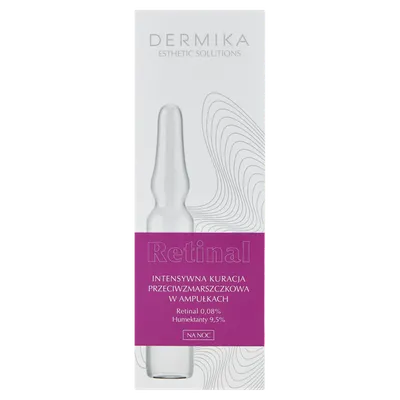 Dermika Esthetic Solutions, Retinal, Intensywna kuracja przeciwzmarszczkowa w ampułkach na noc