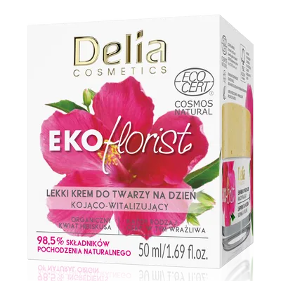 Delia EKOflorist, Lekki krem do twarzy na dzień kojąco-witalizujący