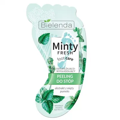 Bielenda Minty Fresh Foot Care, Odświeżająco-wygładzający peeling do stóp