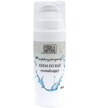 Fresh&Natural Receptury Przyrody, Rewitalizujący krem do rąk
