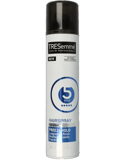 TRESemme Freeze Hold, Hairspray with 24h Frizz Control (Lakier do włosów zapewniający odporność na wilgoć)