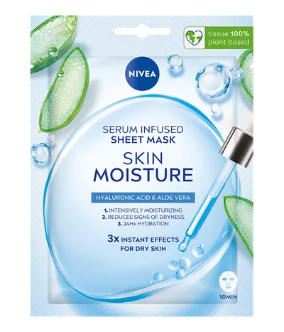 Nivea Skin Moisture Serum Infused Sheet Mask (Maska w płachcie z serum nawilżającym)