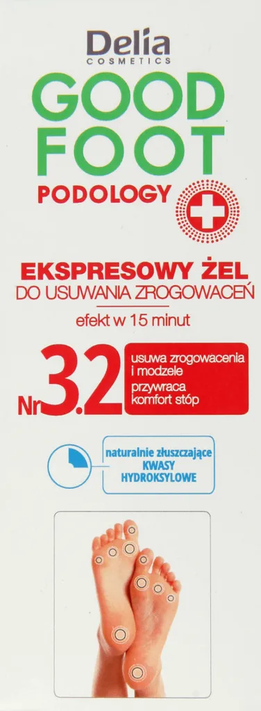Delia Good Foot,  Podology, Ekspresowy żel do usuwania zrogowaceń