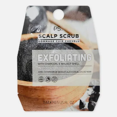 Primark Ps... , Scalp Scrub Exfoliating with Charcoal & Walnut Shell (Węglowy peeling do skóry głowy)