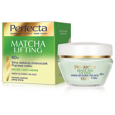 Perfecta Matcha Lifting, Krem na dzień i na noc 60+