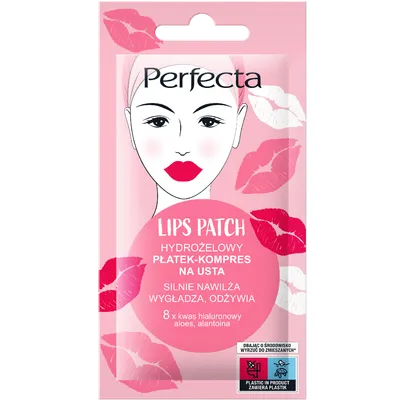 Perfecta Lips Patch, Hydrożelowy płatek-kompres na usta