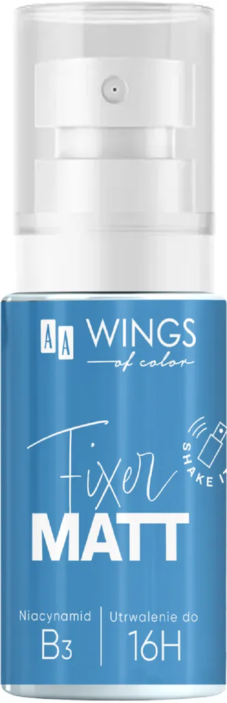 AA Wings of Color Fixer Matt, Mgiełka matująca utrwalająca makijaż