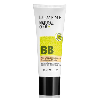 Lumene Natural Code, Multi BB Cream (Multi bb krem - korygujący niedoskonałości cery)
