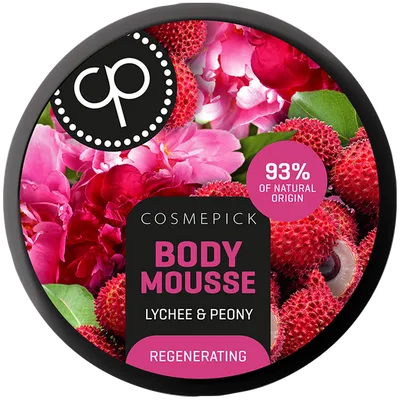 Cosmepick Regenerating Lychee & Peony Body Mousse (Puszysty mus do ciała)