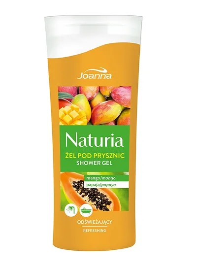 Joanna Naturia, Mango & Papaja, Odświeżający żel pod prysznic