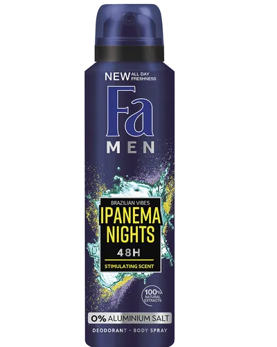Fa Men Brazilian Vibes Ipanema Nights, Deodorant Spray (Dezodorant w sprayu)