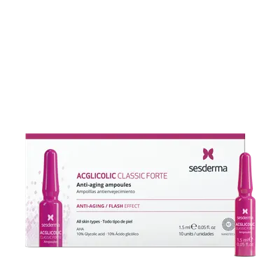 Sesderma Acglicolic Classic Forte Ampoules (Ampułki odmładzające 10% kwasu glikolowego)