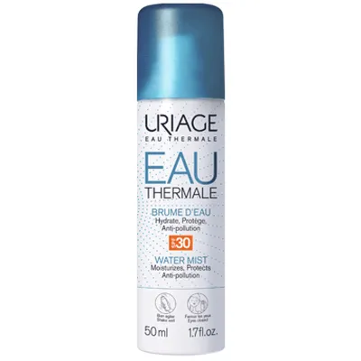 Uriage Eau Termale, Water Mist  SPF 30 (Nawilżająco-ochronna mgiełka termalna)