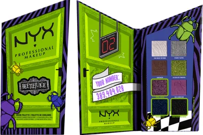 NYX Professional Makeup Beetlejuice, Color Palette (Paleta cieni do powiek)