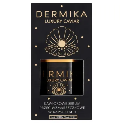 Dermika Luxury Caviar, Kawiorowe serum przeciwzmarszczkowe w kapsułkach na dzień i na noc