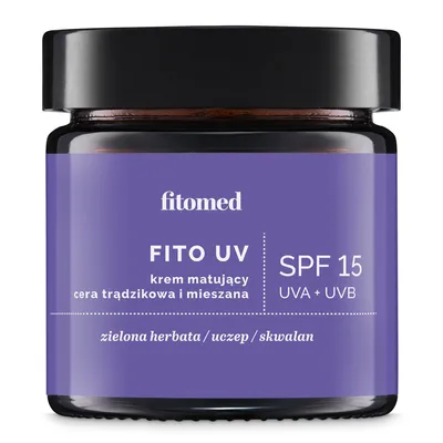 Fitomed Krem matujący do cery trądzikowej i mieszanej SPF 15 `FITO UV`