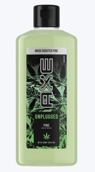 AXE Mood Booster Pine Unplugged Bodywash with Hemp Seed Oil (Żel pod prysznic `Konopie`)