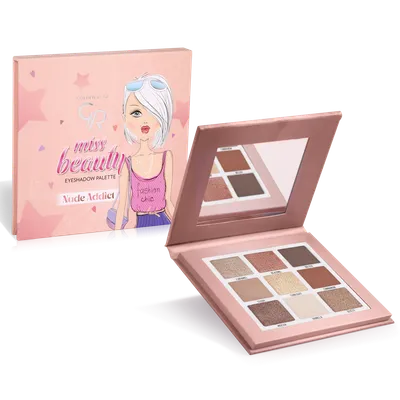 Golden Rose Miss Beauty, Nude Addict Eyeshadow Palette (Paleta cieni do powiek)