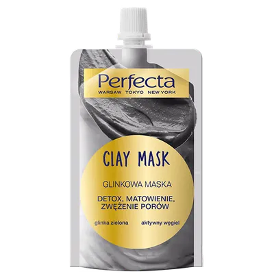 Perfecta Clay Mask, Glinkowa maska `Detox, matowienie, zwężenie porów`
