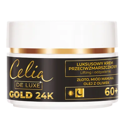 Celia Gold 24K, Luksusowy krem przeciwzmarszczkowy 60+