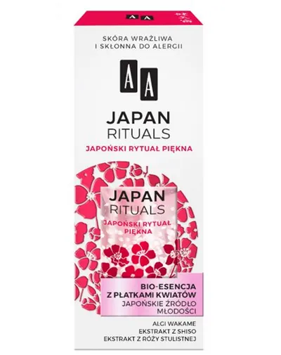 AA Japan Rituals Japoński Rytuał Piękna, Bio-esencja z płatkami kwiatów `Japońskie źródło młodości`