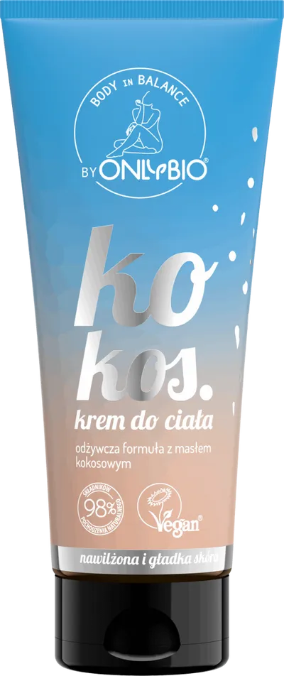OnlyBio Body in Balance, Krem do ciała kokosowy