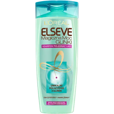 L'Oreal Paris Elseve, Magiczna Moc Glinki, szampon do włosów z tendencją do przetłuszczania się, z suchymi końcówkami