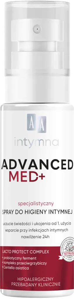 AA Intymna, Advanced Med+, Specjalistyczny spray do higieny intymnej