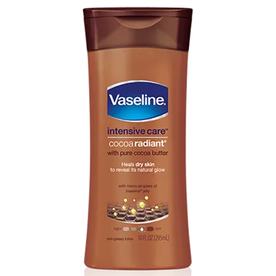 Vaseline Intensive Care, Cocoa Radiant Lotion (Balsam do ciała `Kakaowe rozświetlenie')
