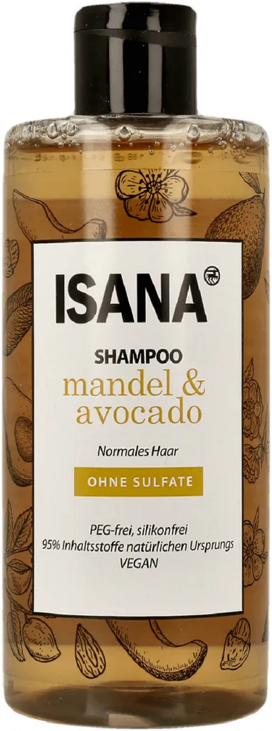 Isana Shampoo Mandel & Avocado (Szampon do włosów normalnych `Migdał i awokado`)