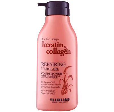 Luxliss Keratin & Collagen, Repairing Hair Care Conditioner (Naprawcza odżywka do włosów)