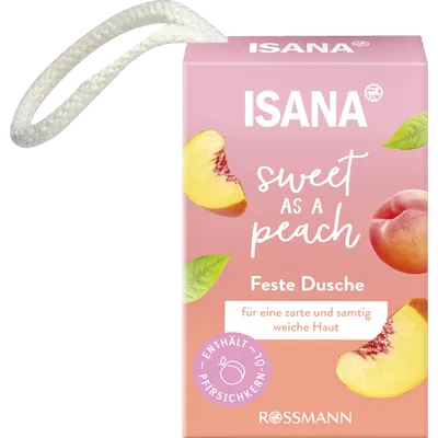 Isana Sweet as a Peach,  feste Dusche (Kostka myjąca)
