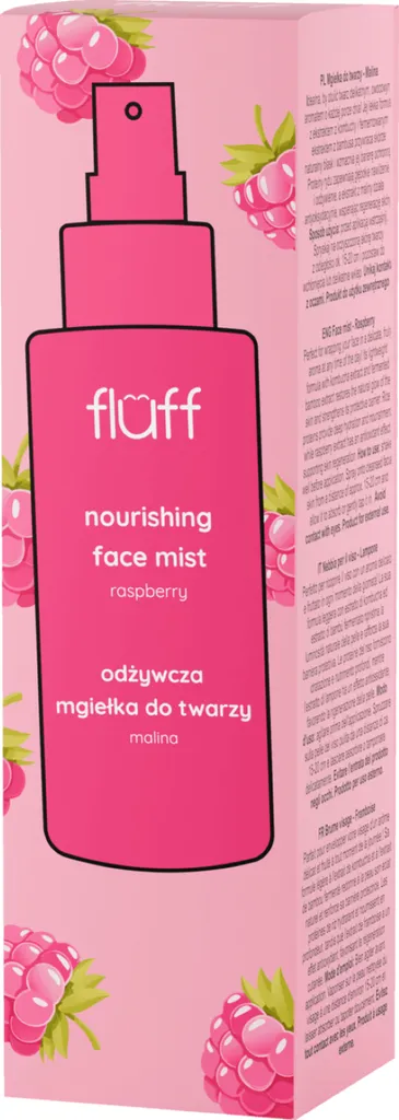 Fluff Malina, Odżywcza mgiełka do twarzy