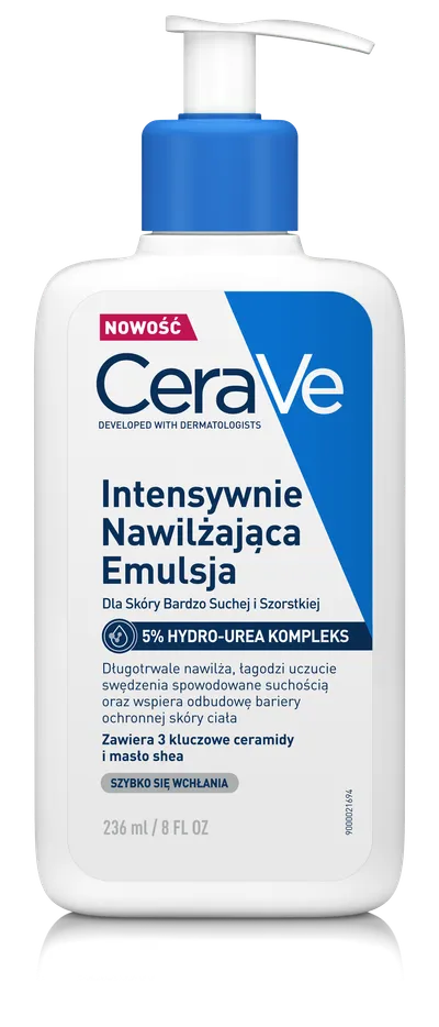 CeraVe Intensywnie Nawilżająca Emulsja do ciała dla skóry bardzo suchej i szorstkiej