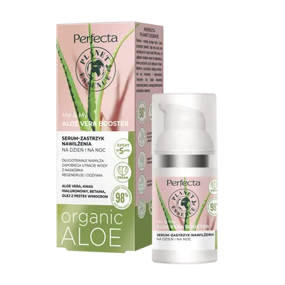 Perfecta Planet Essence, Me & My Aloe Vera Booster, Serum-zastrzyk nawilżenia na dzień i na noc