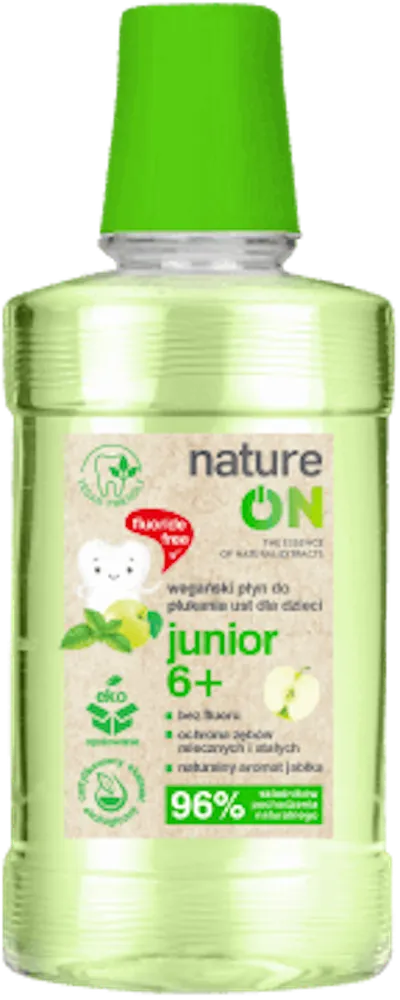 natureON Junior, Wegański płyn do płukania ust dla dzieci 6+