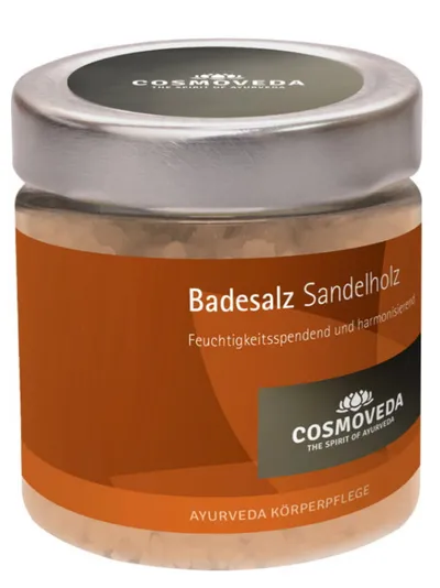 Cosmoveda Badesalz Sandelholz (Sól do kąpieli - drzewo sandałowe)