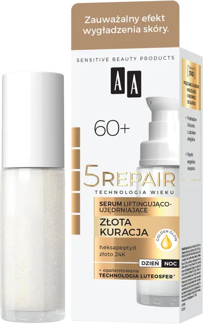 AA 5 Repair Technologia Wieku, Złota Kuracja, Serum liftingująco-ujędrniające 60+