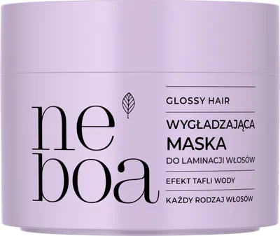 Neboa Glossy Hair, Wygładzająca maska do laminacji włosów