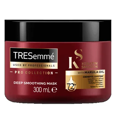 TRESemme Keratin Smooth, Deep Smoothing Mask with Marula Oil (Głęboko wygładzająca maska do włosów z keratyną i olejem marula)