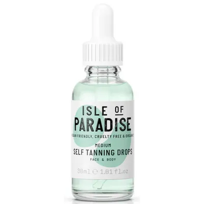 Isle of Paradise Self-Tanning Drops Medium (Kroplami samoopalającymi do średniej karnacji)