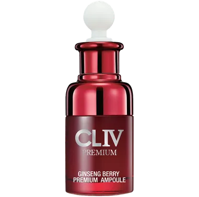 Cliv Premium Ginseng Berry Premium Ampoule (Energetyzująco-uelastyczniająca ampułka do twarzy z jagodami żeń-szenia)