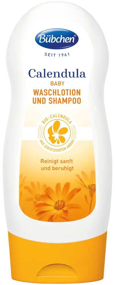Bubchen Calendula Waschlotion & Schampoo (Żel do mycia włosów i ciała dla dzieci)