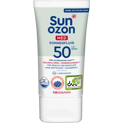 SunOzon Med, Sonnenfluid LSF 50 (Fluid przeciwsłoneczny SPF 50)