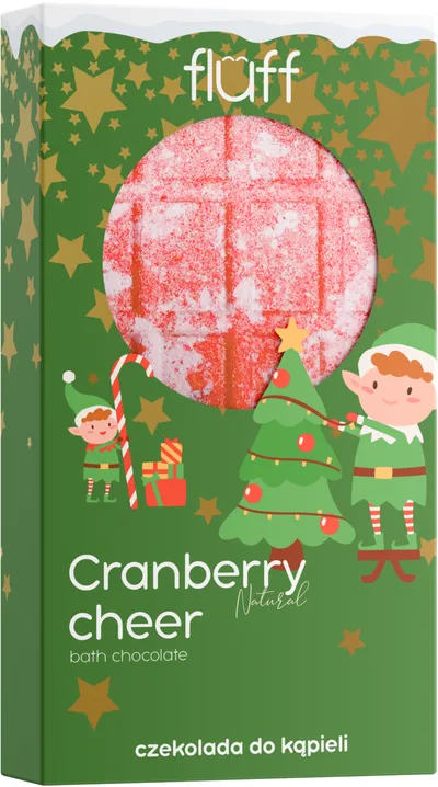 Fluff Cranberry Cheer Bath Chocolate (Musująca czekolada do kąpieli)